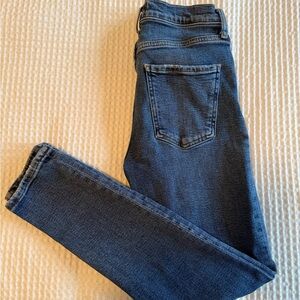 AGOLDE Toni Mid Rise Straight Jeans